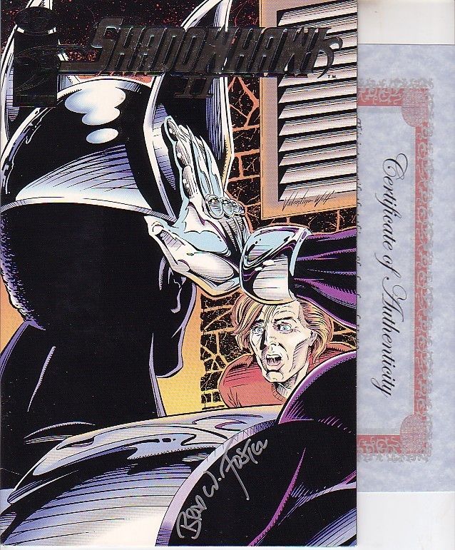 Shadowhawk II 2 Signed by Brad w Foster w COA Jim Valentino