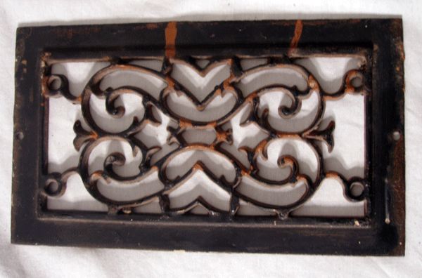 vintage floor heat vent cover