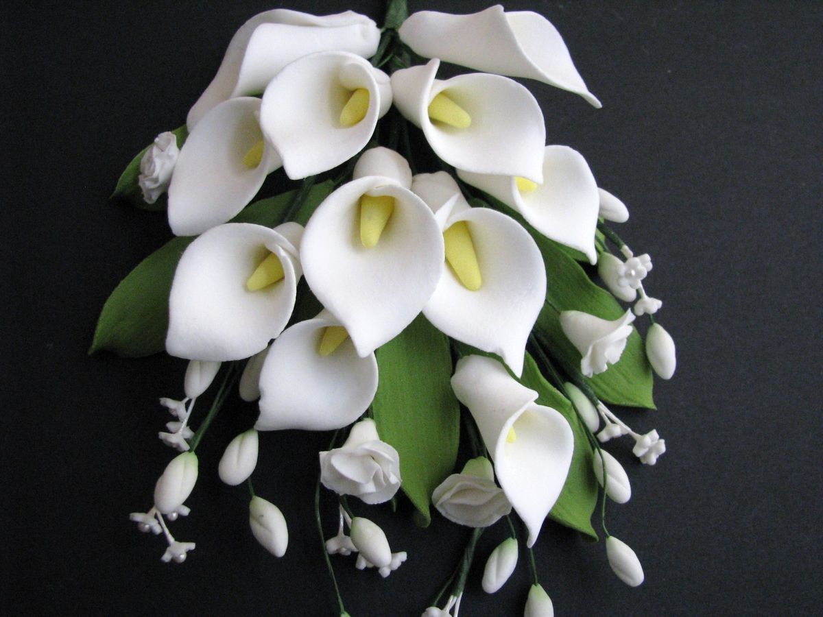  Flowers Cake Flowers Calla Lily Flowers Calla Lilies Calla Lily Topper