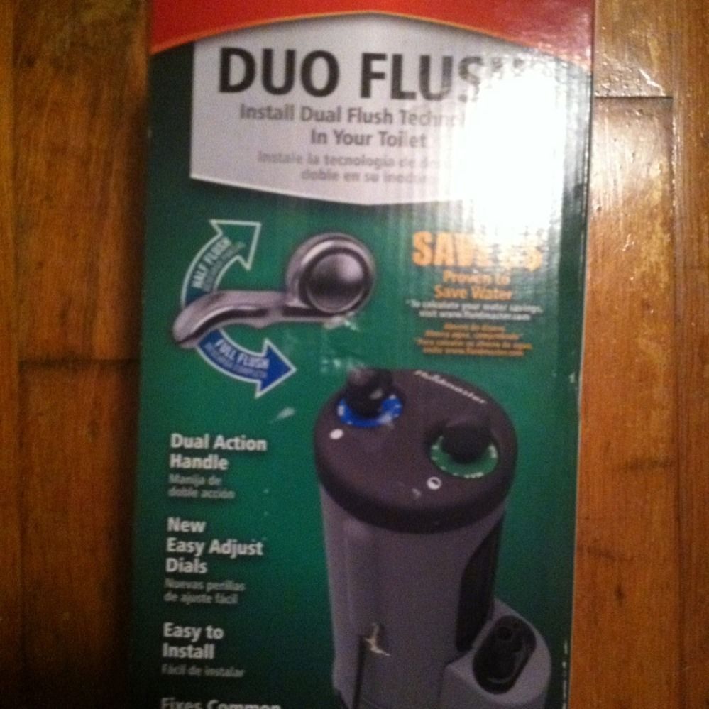 FLUIDMASTER DUO FLUSH MODULE 550DFR DUAL HANDLE ACTION EASY ADJUST