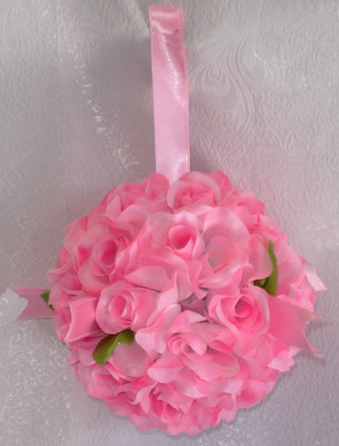  Rose Petal Pink Pew Bows Wedding Flowers Arch Centerpieces