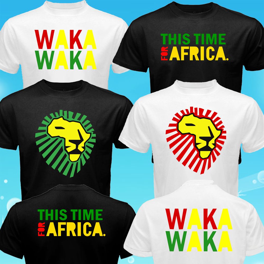 Custom Waka Waka Time for Africa World Cup FIFA T Shirt