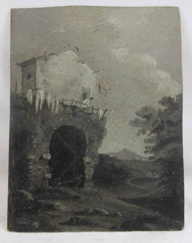  Italian Oil on Board Painting Circle of Francesco Guardi