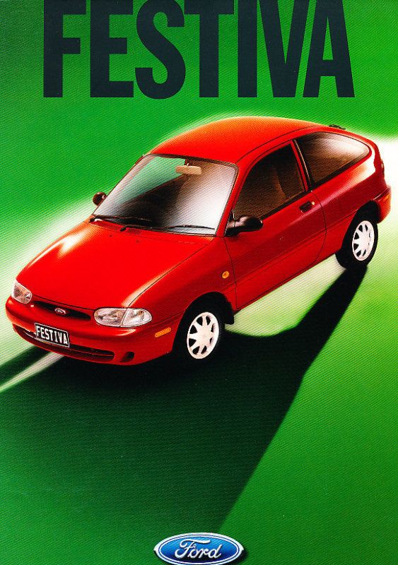 1997 1998 Ford Festiva Australia Sales Brochure