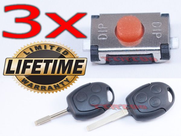  Remote Key Fob Ford Focus Fiesta Mondeo Escort Ka Puma Transit