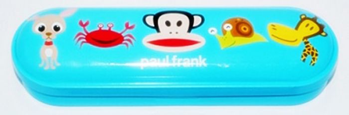 Paul Frank Julius Tin Round Metal Pencil Case Box 1pc School