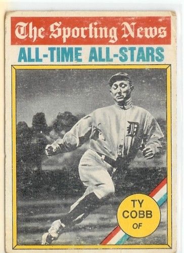 1976 Topps Sporting News 346 Ty Cobb Detroit Tigers