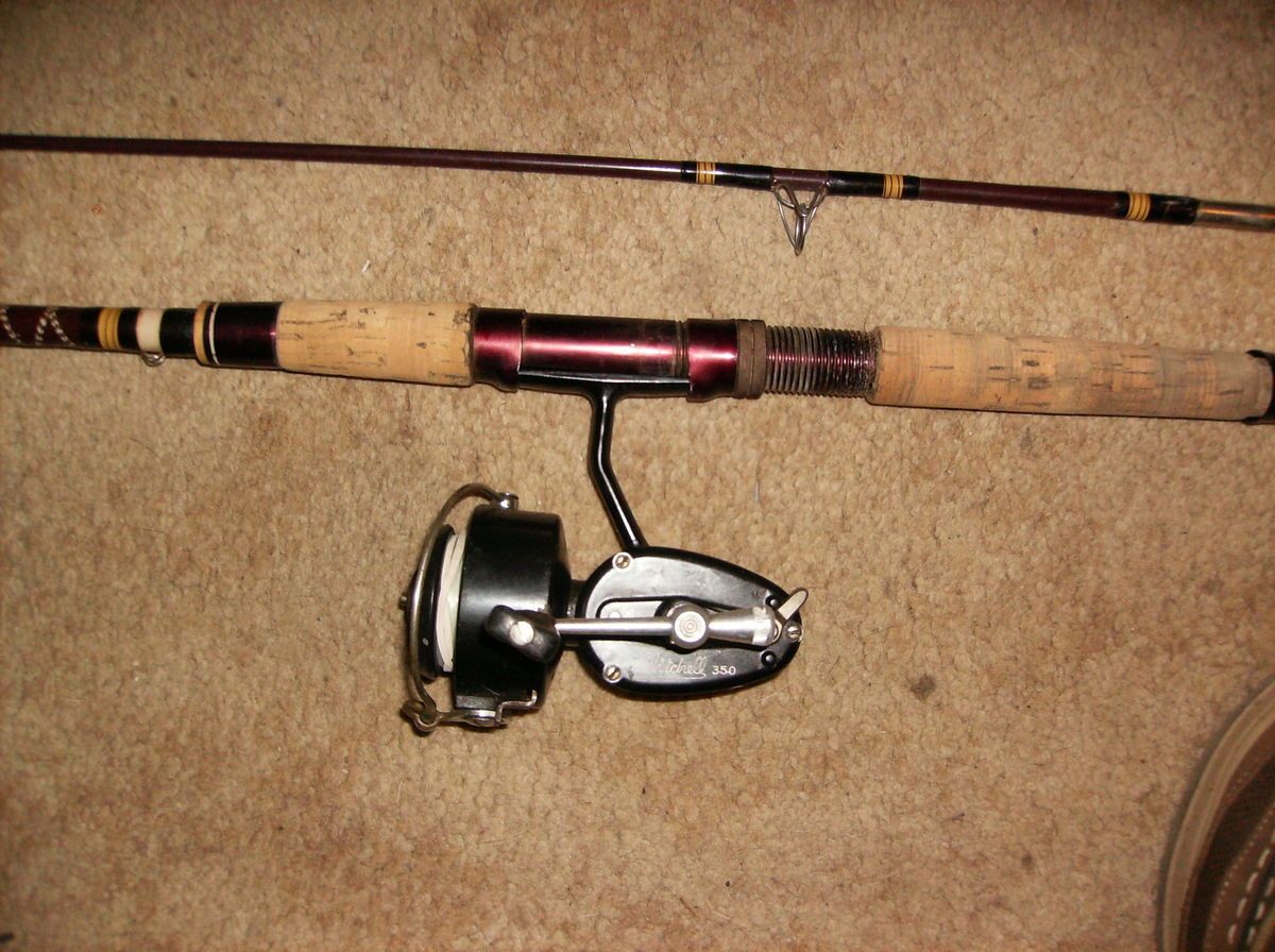 Garcia Conalon 2510A 7 ft Rod Garcia Mitchell 300 Reel Good Shape