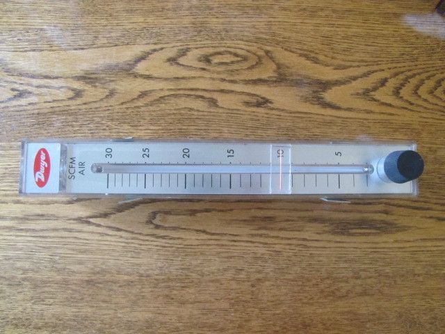  Air Flow Meter 0 30 Standard Cubic Feet MIN 1 2 NPT RMC 128 SS