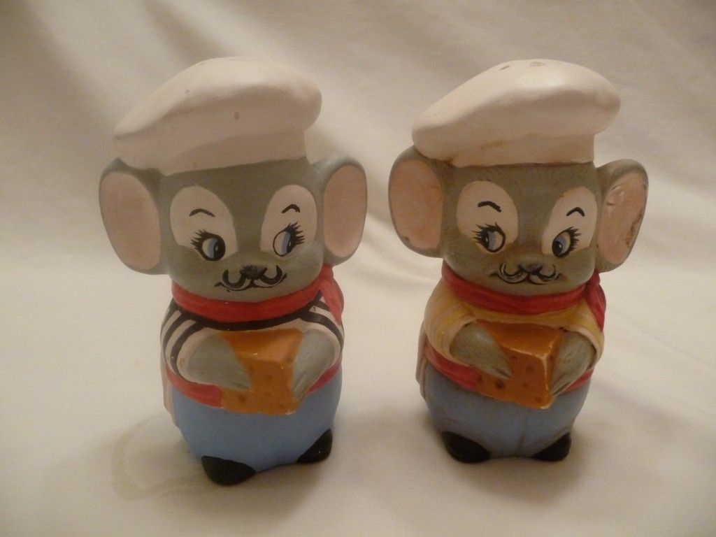 Salt Pepper French Mice Chef Cook Baker Albertas Molds