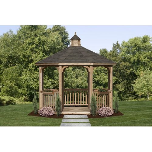  Homeplace 12' Octagon Cedar Gazebo