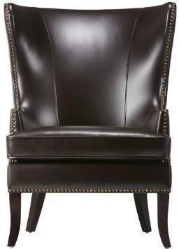 Moore Wing Back Chair HAVANA BROWN 32X33X42