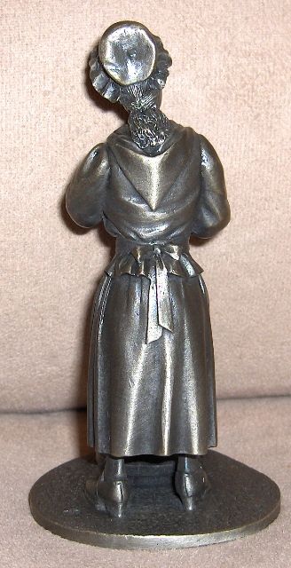 1974 Franklin Mint The Butter Churner Pewter Figurine