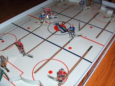  Toys 56 Stanley Cup Pro Old Tin Metal Table Top Hockey Game