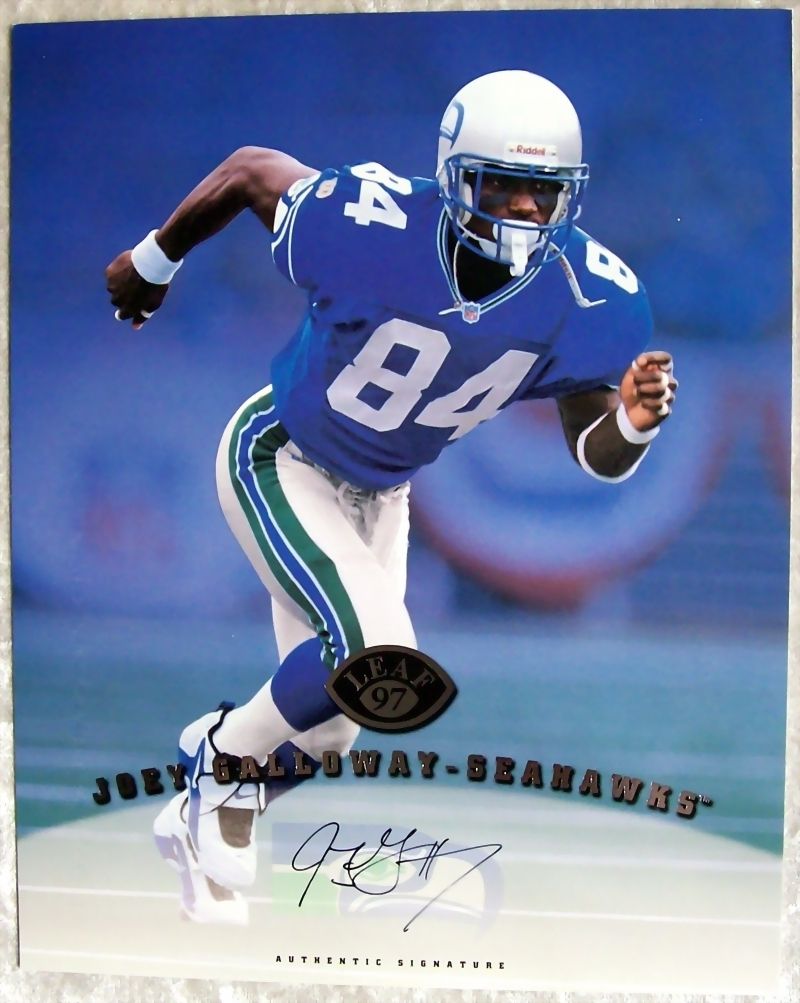 Galloway Joey Signature Leaf 97 Autograph Seattle