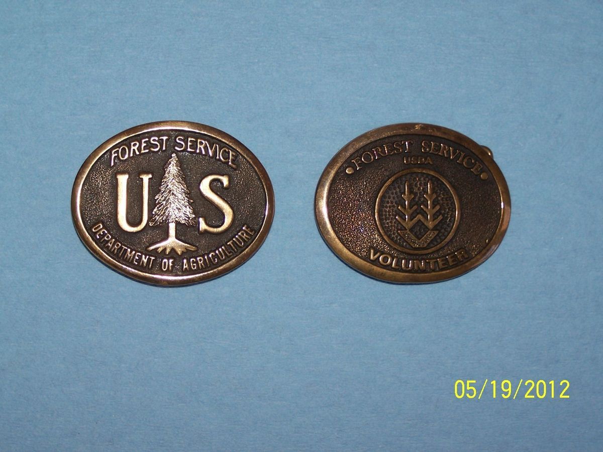 Forest Service Belt Buckle Two
