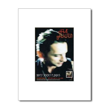 Depeche Mode Dave Gahan Sticky Floors Matted Ad Poster