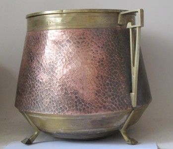  Jugendstil/Art Nouveau Brass/Copper Planter by F&R Fischer c.1900