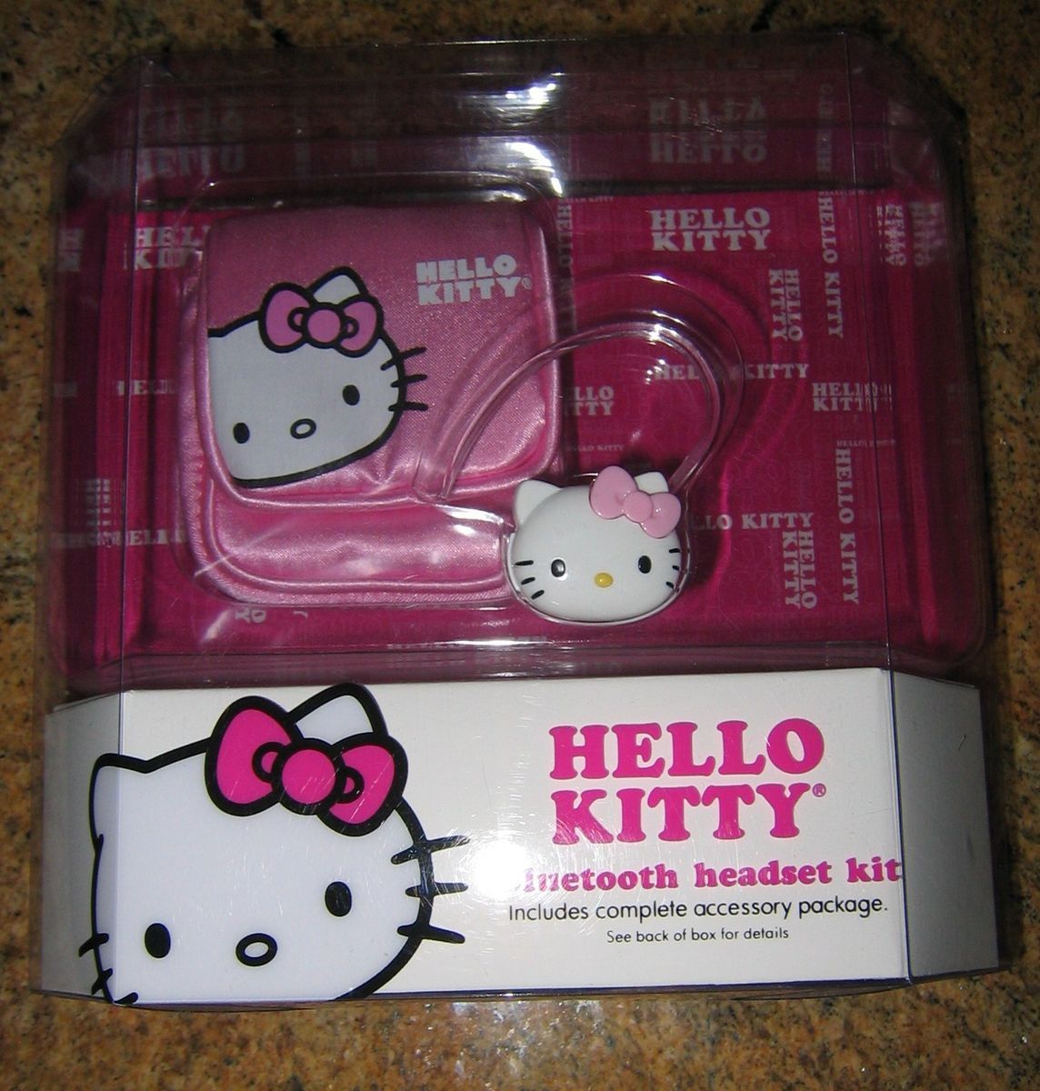 Spectra HELLO KITTY Bluetooth Headset Kit   KT4700 **BRAND NEW**