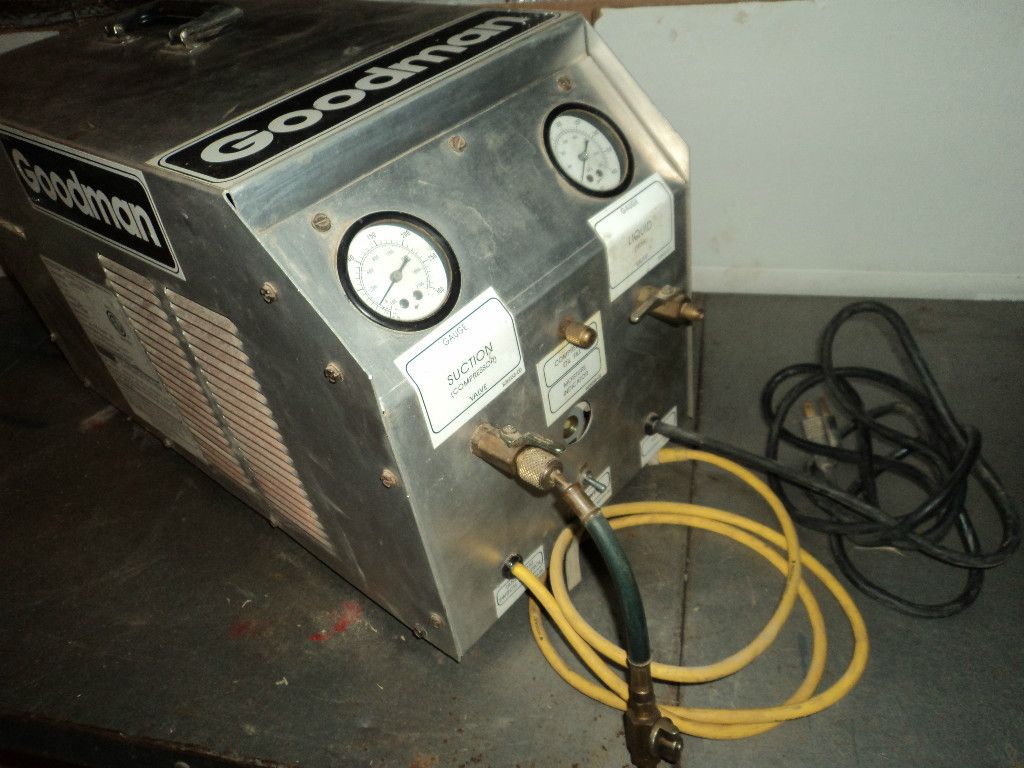 Goodman FRU 22 Refrigerant Recovery Unit