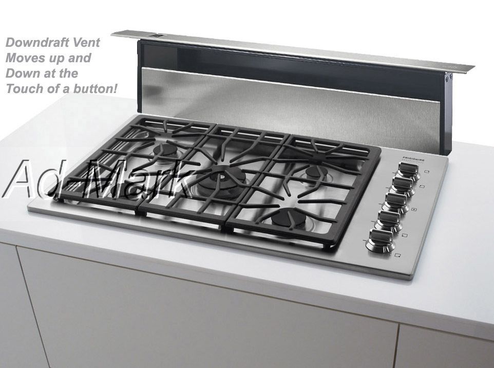 Frigidaire 36 Professional Downdraft Gas Cooktop