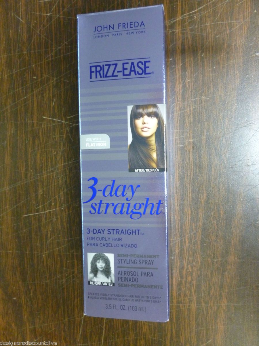 Brand New John Frieda Frizz Ease 3‑Day Straight Styling Spray 3 5 Oz