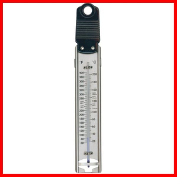 Norpro Stainless Steel Deep Fry Candy Jelly Thermometer 12 inches