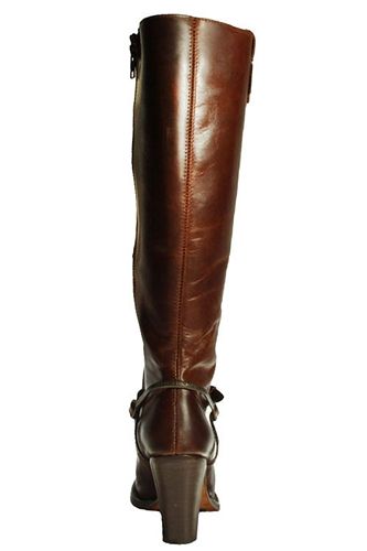 Frye Womens Boots Julia Spur Inside Zip Cognac Leather 77450 Sz 6 M