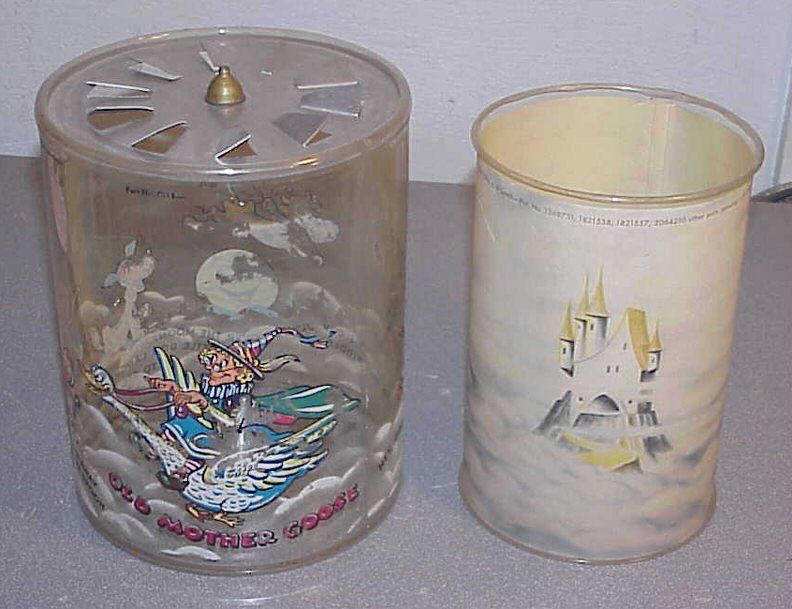 Vintage Motion Lamp 1948 Mother GOOSE Nursery Rhyme Econolite Sold as