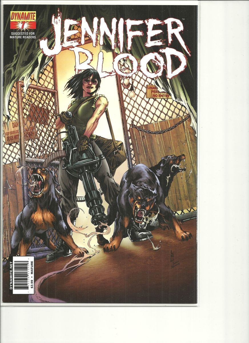  Blood 7 Jonathan Lau Variant Cover Dynamite Garth Ennis