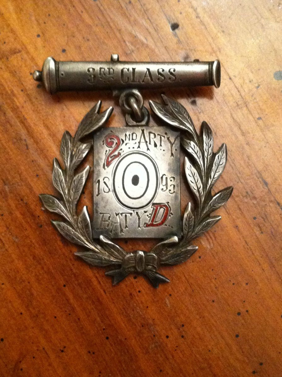 Great 1890s National Guard of California Marksman Medal