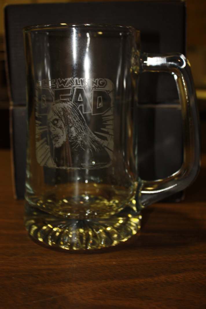 dead 25 oz glass stein fresh meat new in box