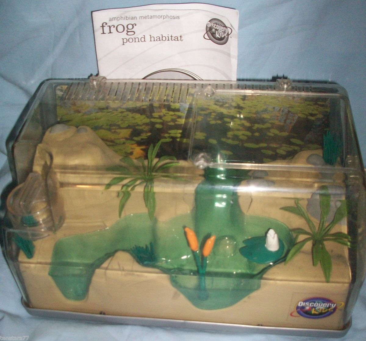 Discovery Kids FROG Tadpole POND HABITAT Plastic Aquarium New W