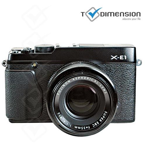 S3432 Fujifilm x E1 Black with XF 35mm F1 4 R Lens Kite 16MP XE 1