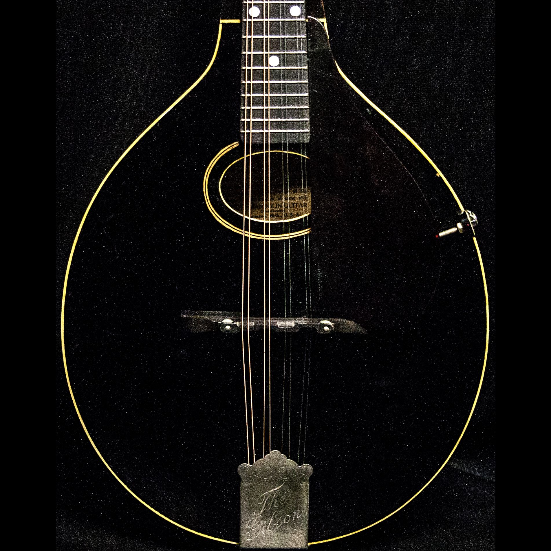 Vintage 1924 Gibson A Series 8 String Mandolin Black