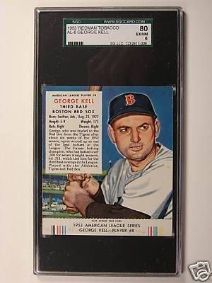 1953 Redman 8A George Kell SGC 80 EX NM 6