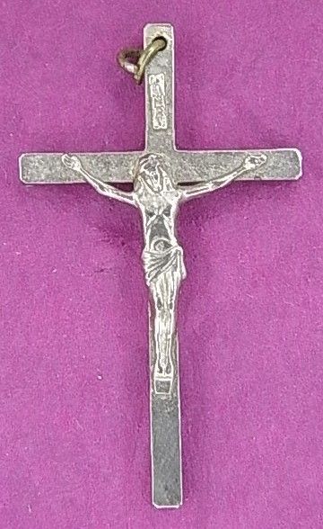 GU249 Crucifix Pendant Jewelry Antique German 1920´S