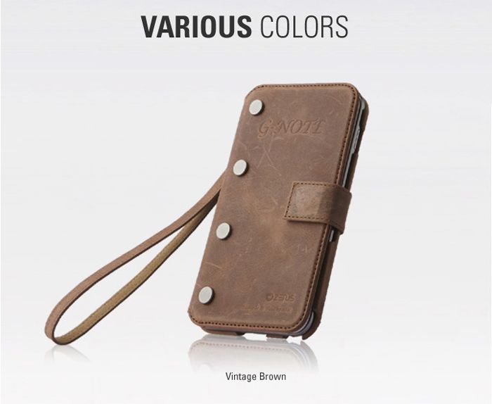 Galaxy Note Case Mobile Phone ZENUS Prestige Vintage Case