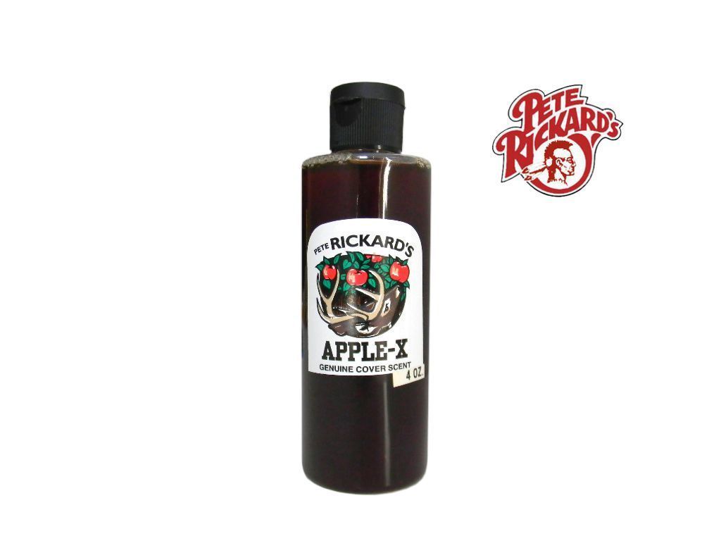 PETE RICKARD NEW 4 OZ APPLE X DEER LURE ATTRACTANT COVER SCENT