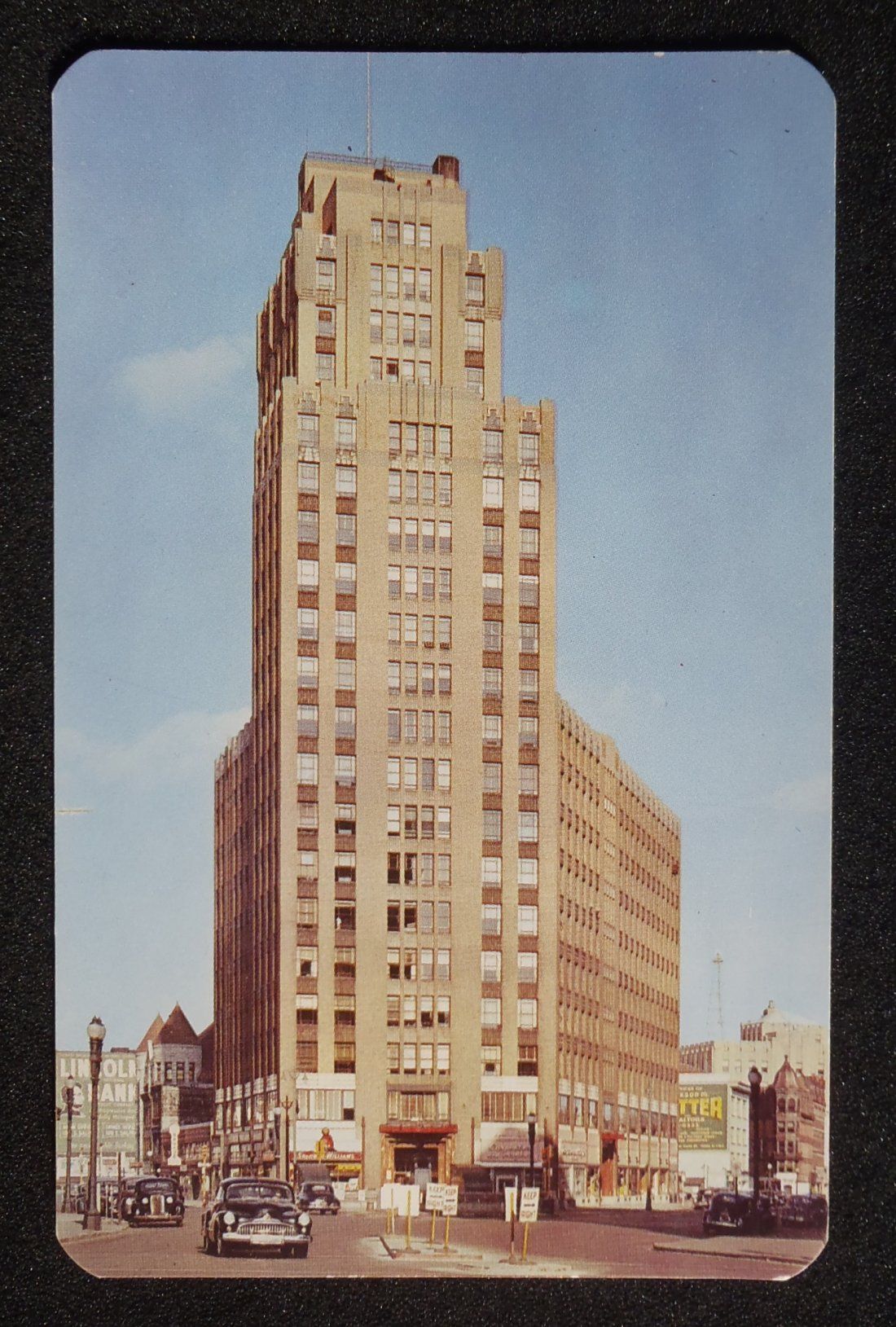  Tower Building E. Water and E. Genesee Sts. Old Cars Syracuse NY PC