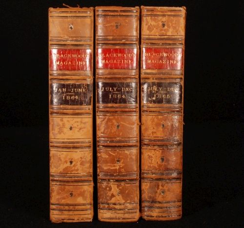 details three volumes of blackwood s edinburgh magazine dating from