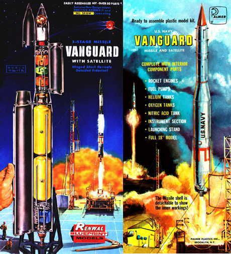 DECALS VANGUARD with Satellite for Palmer & Renwal US Navy Vanguard