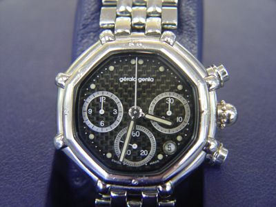 GERALD GENTA WATCH Success l Chronograph GREAT PRICE UNIQUE