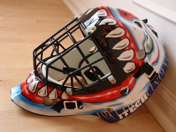 Itech Jr Hockey Goalie Mask Evil Clown