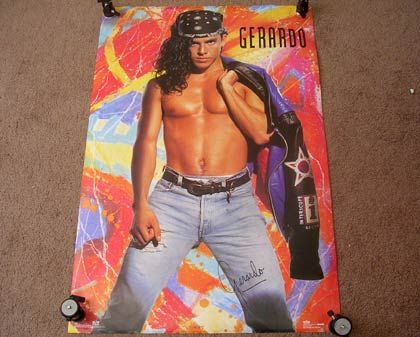 RARE 1991 Original Gerardo Rico Suave Singer 35 Poster