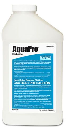 how aquapro works aquapro is non selective aquatic glyphosate which