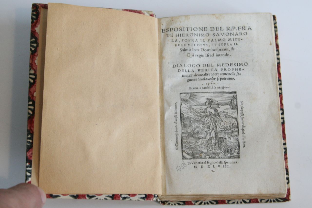 Printed 1548 Girolamo Savonarola