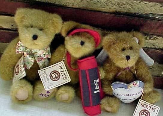 Retired Boyds Bears Hand Puppet Plushes Resins Over 150 Items Must See