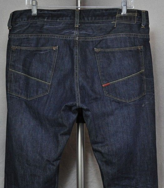 Gilded Age Jeans Straight Leg Button Fly Made in Italy $200 Mens 34 34