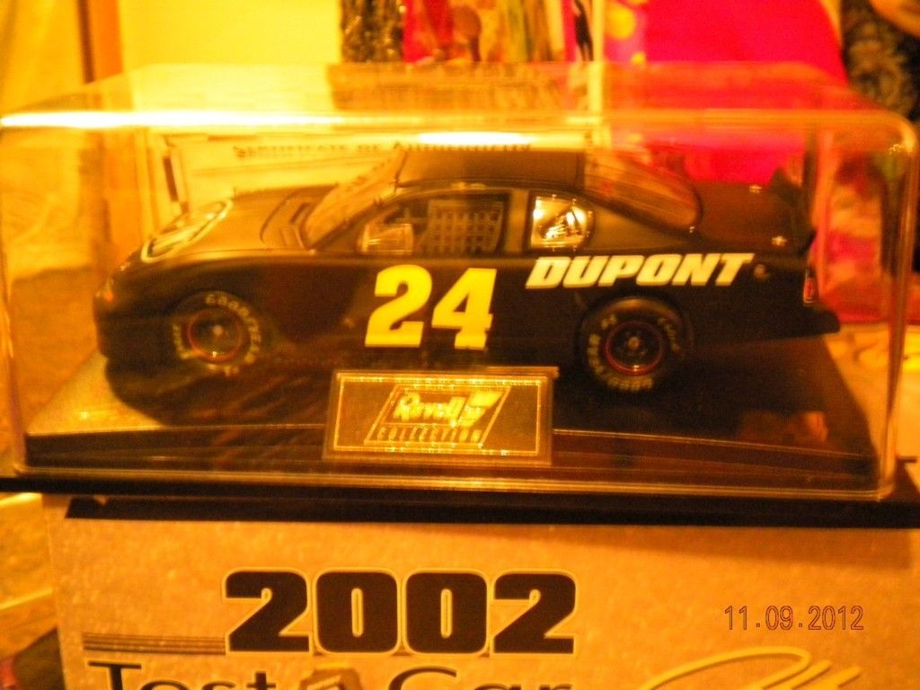 2002 NASCAR J Gordon 24 Revell Diecasts Flat Blacktest Car